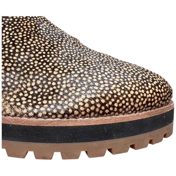 MADEWELL The Ivy Chelsea Women's Size 9.5 Boot Mini Dot Calf Hair Lug Sole MA427 - Picture 11 of 16